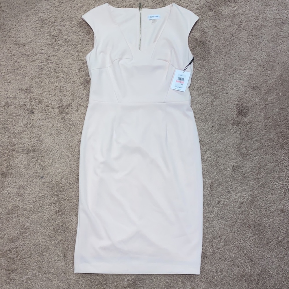 New Item - Calvin Klein Pale Pink Dress in Size 10